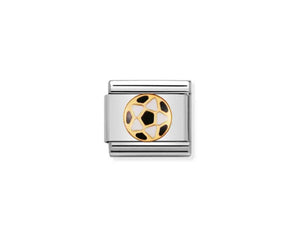 Gold Soccer Ball - Composable Link | Nomination Italy