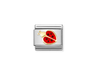 Gold Ladybug Red - Composable Link | Nomination Italy