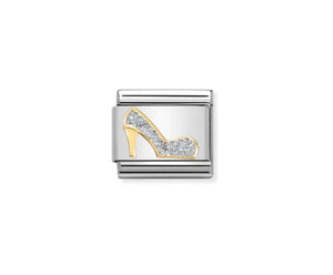 Gold Glitter High Heel - Composable Link | Nomination Italy