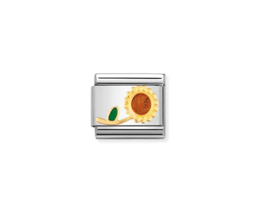Gold Sunflower - Composable Link | Nomination Italy
