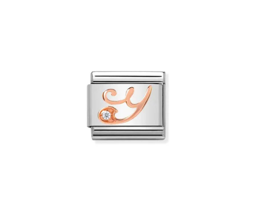 Rose Gold Letters - Composable Link | Nomination Italy