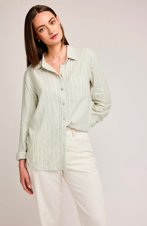 Dominique Top - Cactus Stripe | Gentle Fawn