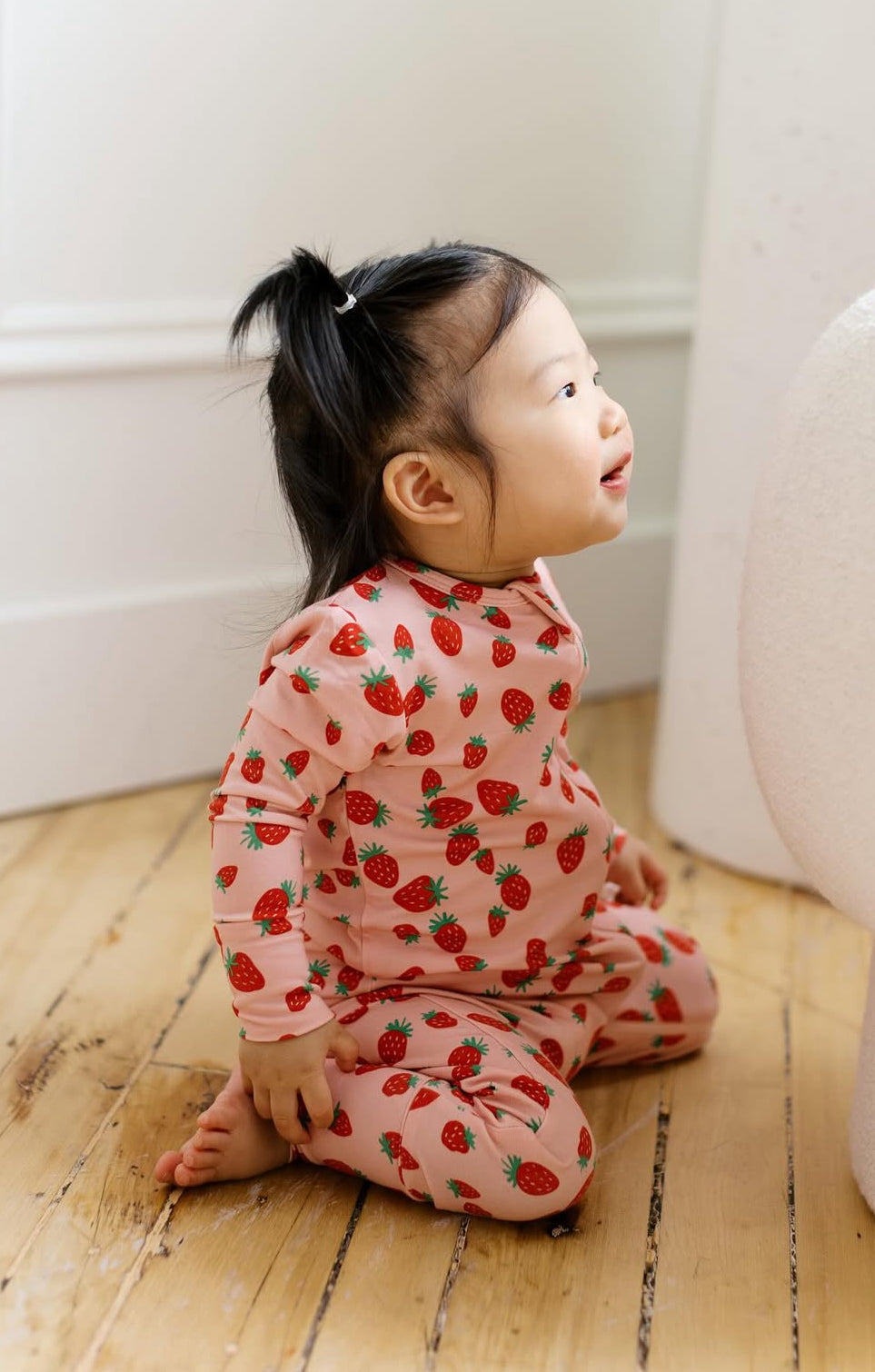 Strawberry Bamboo Two-Piece PJs | Roobear