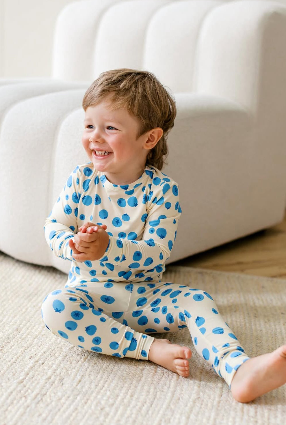 Blueberry Bamboo Two-Piece Pjs | Roobear