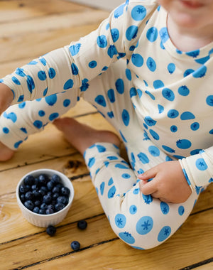 Blueberry Bamboo Two-Piece Pjs | Roobear