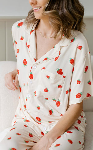 Strawberry Women's PJ Set | Roobear