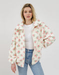 Floral Sherpa - White & Pink | BTL