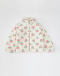 Kids Floral Sherpa - White & Pink | BTL