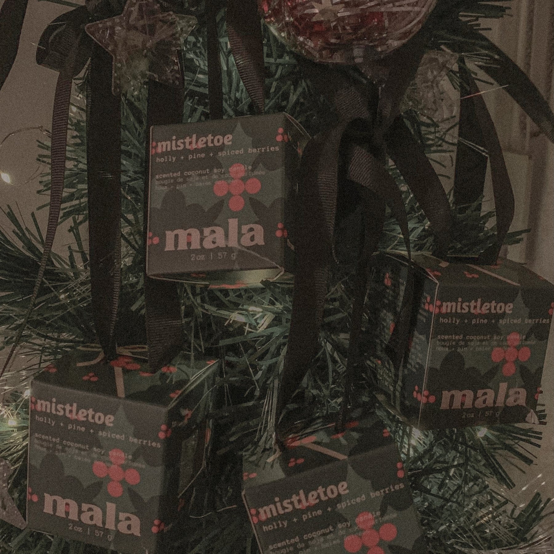 Christmas Mini Candle Ornament - Limited Edition | Mala The Brand