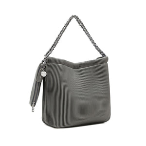 Isabella Shoulder Bag - Grey | Pixie Mood