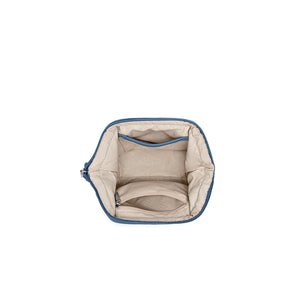 Josie Pouch - Muted Blue Pebbled - Pixie Mood