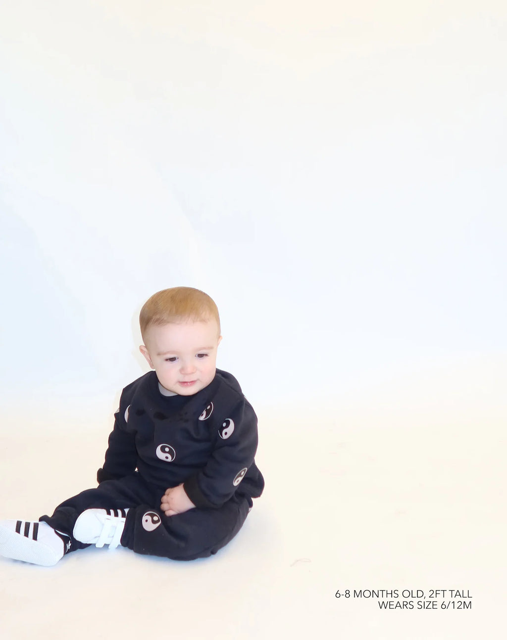 "All Over Yin Yang" Kids Classic Crew | BTL