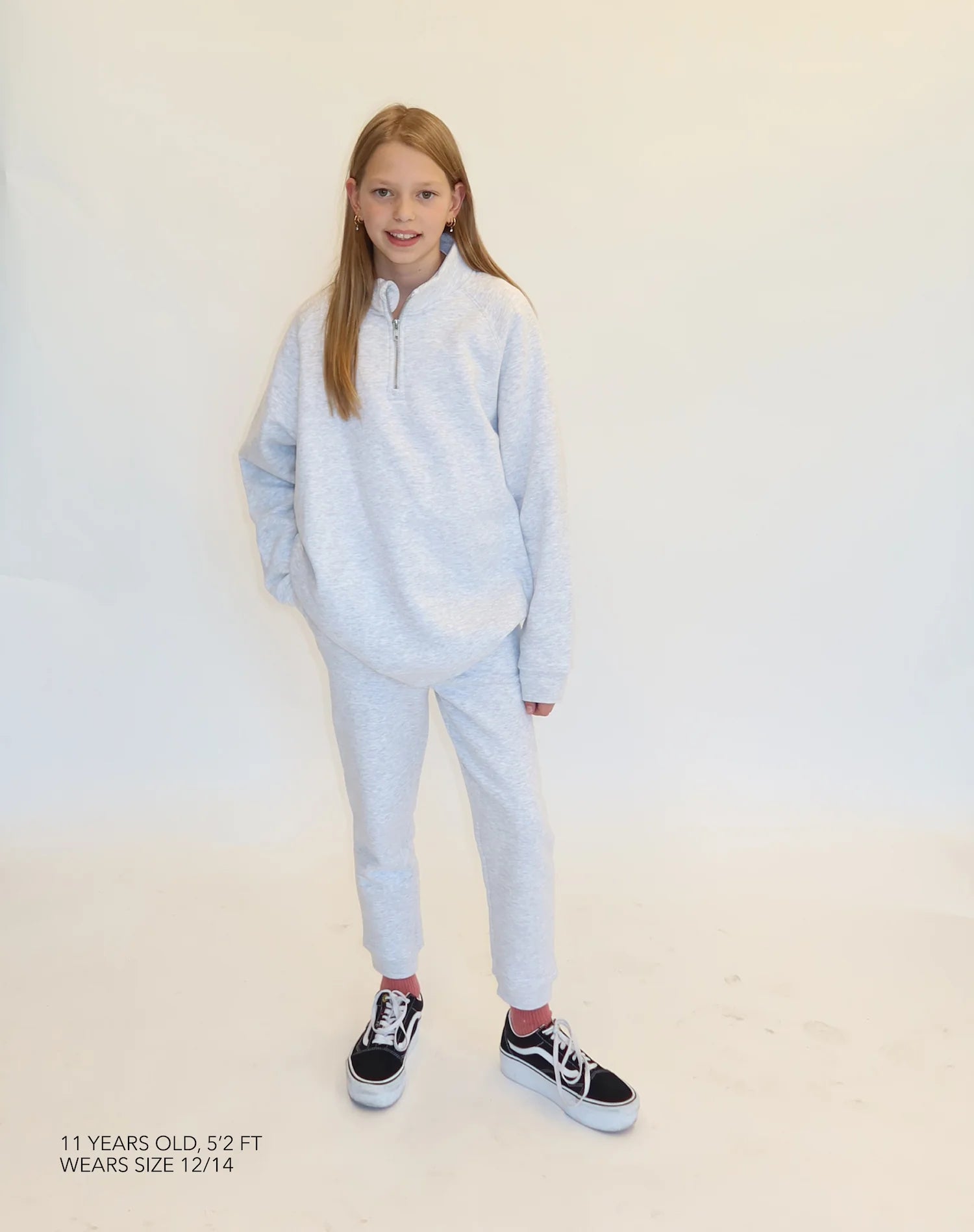 Kids Best Friend Half Zip - pebble grey | BTL