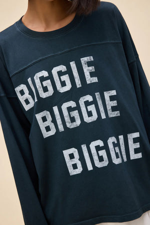 The Notorious B.I.G. Biggie Biggie Biggie Varsity Long Sleeve | Daydreamer LA