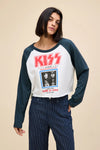 Kiss Tiger Stadium Raglan Long Sleeve | Daydreamer LA