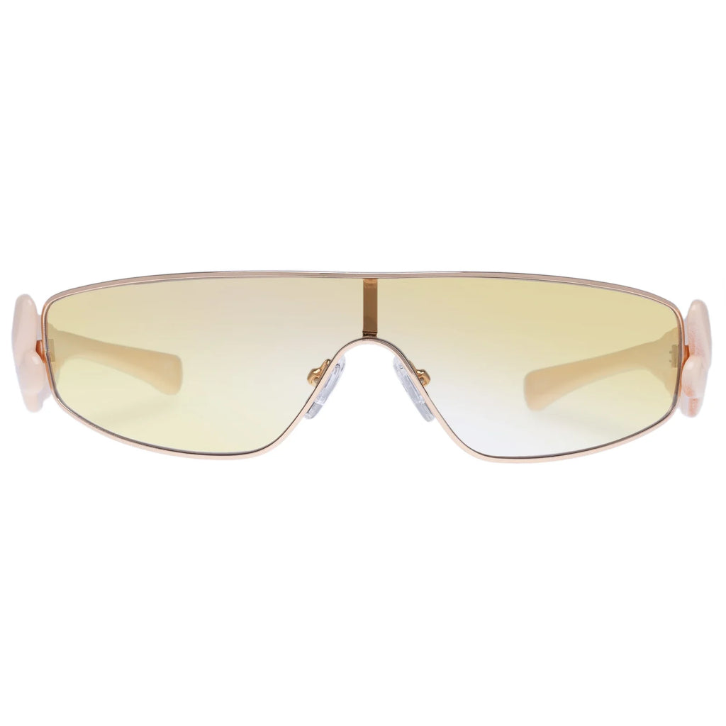 Temptress Sunglasses - Bright Gold | Le Specs