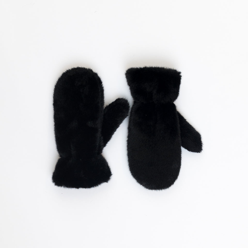 Luxe Black Mittens | Lyla & Luxe