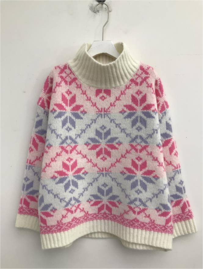 Lyra Fair Isle Mockneck | Lyla & Luxe