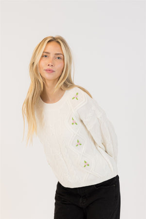 Margot Crewneck Pullover | Lyla & Luxe