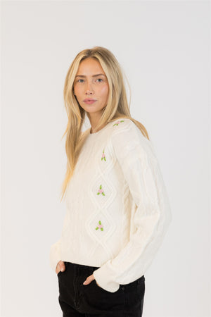 Margot Crewneck Pullover | Lyla & Luxe