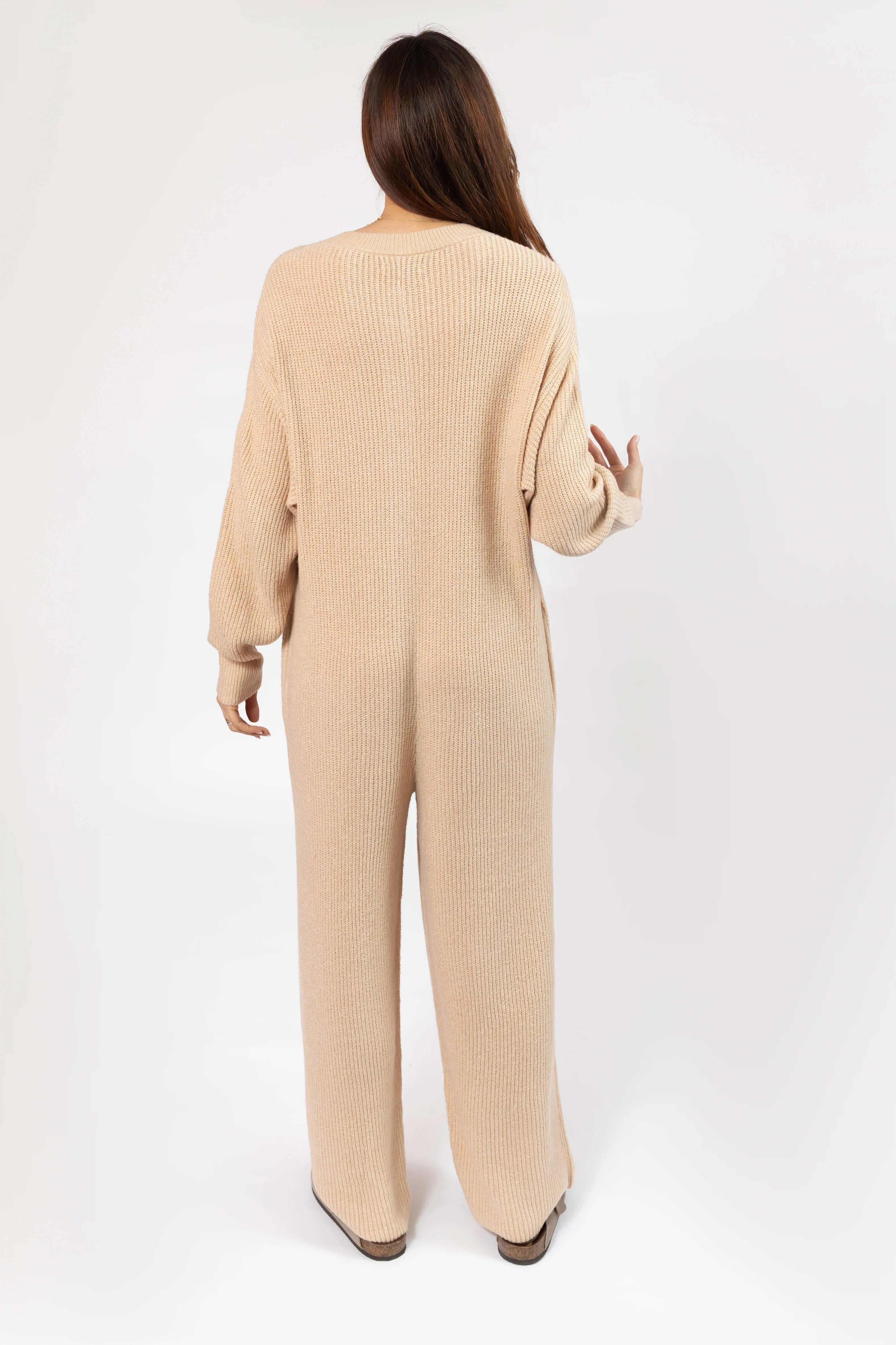 Ribbed Wide Leg Romper | Smash & Tess