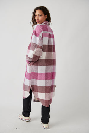 Plaid Long Ruby Jacket - Free People