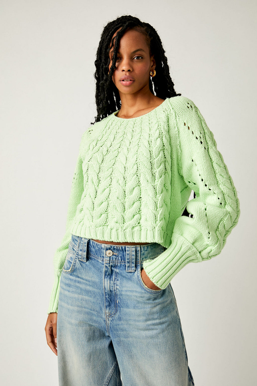 Sandre Pullover - Green Light - Free People