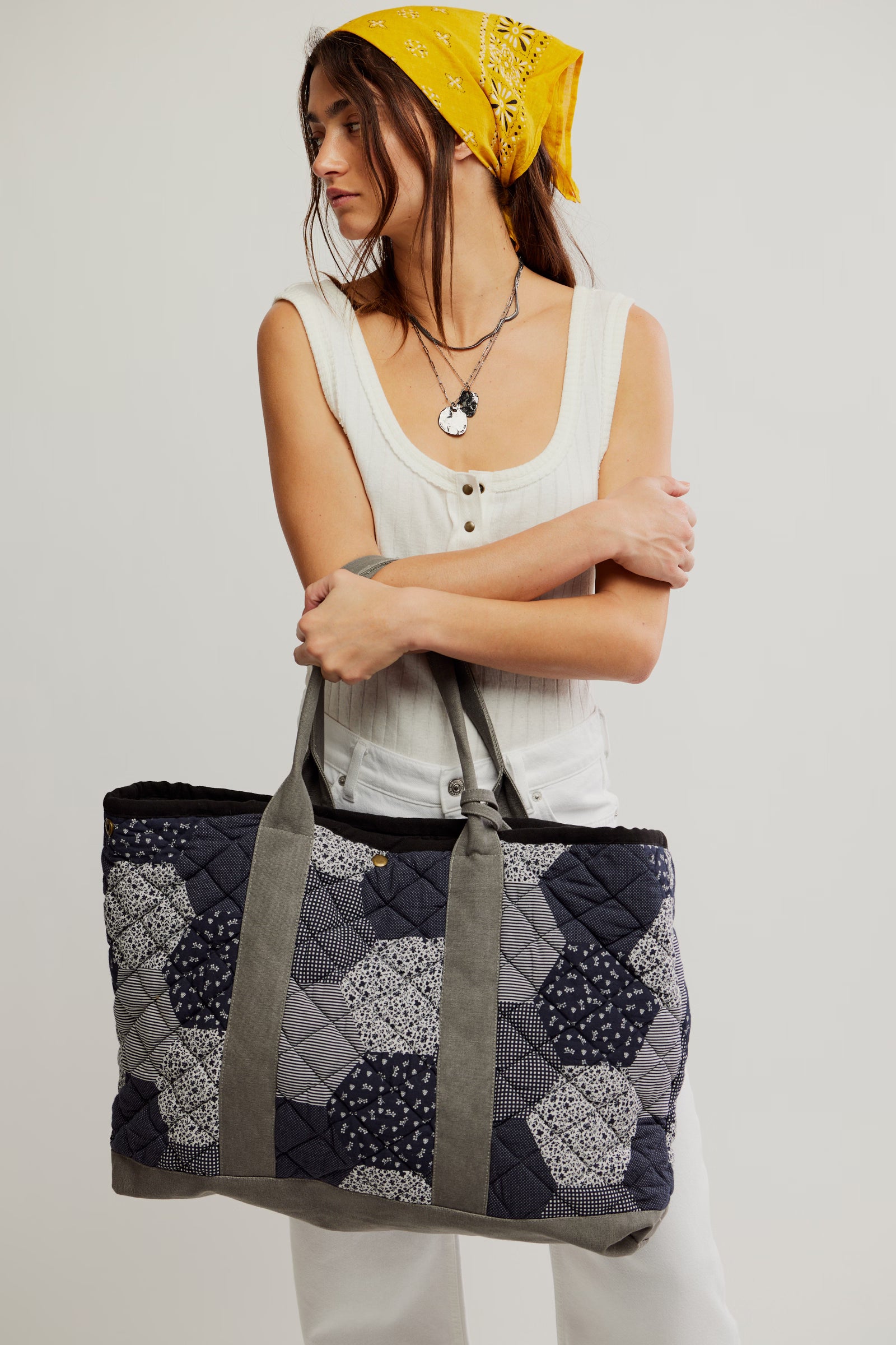 Pippa Patchwork Tote | Free People