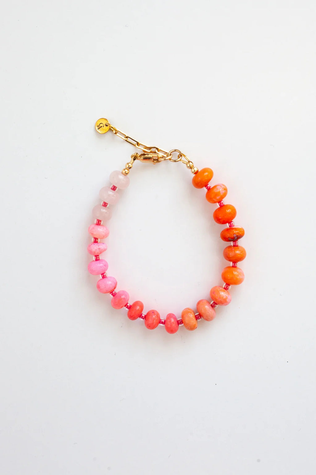 Opal Gemstone Bracelet - Creamsicle - Calo