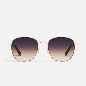 Jezabel - Gold Frame/ Futuredusk Poppy Lens | Quay Australia