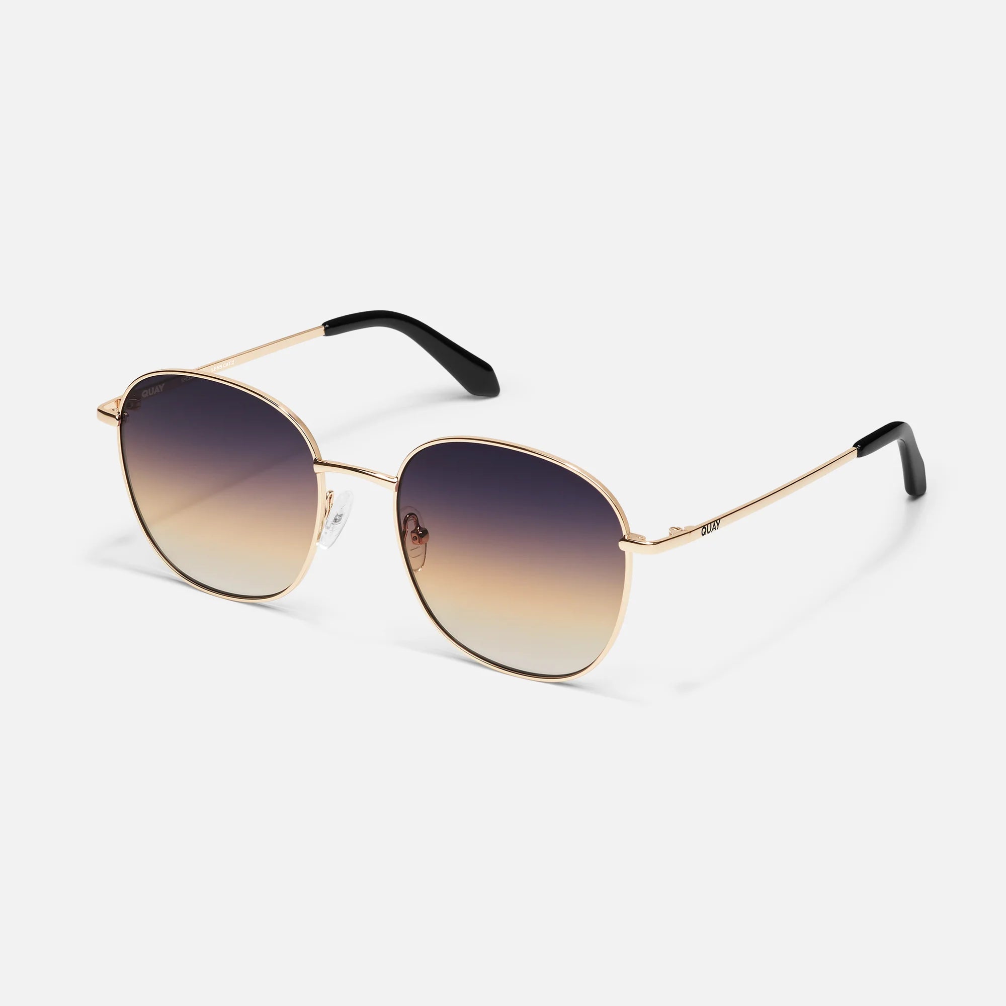 Jezabel - Gold Frame/ Futuredusk Poppy Lens | Quay Australia