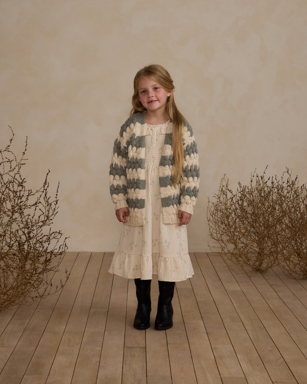 Bubble Knit Cardigan Kids | Rylee & Cru