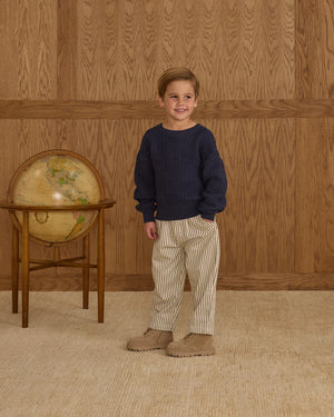 Aspen Sweater Navy Kids | Rylee & Cru