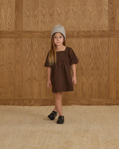 Greta Dress Leopard | Rylee & Cru