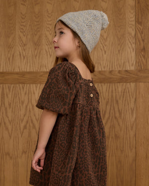 Greta Dress Leopard | Rylee & Cru