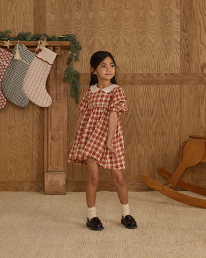Heidi Dress - Red Plaid | Rylee & Cru