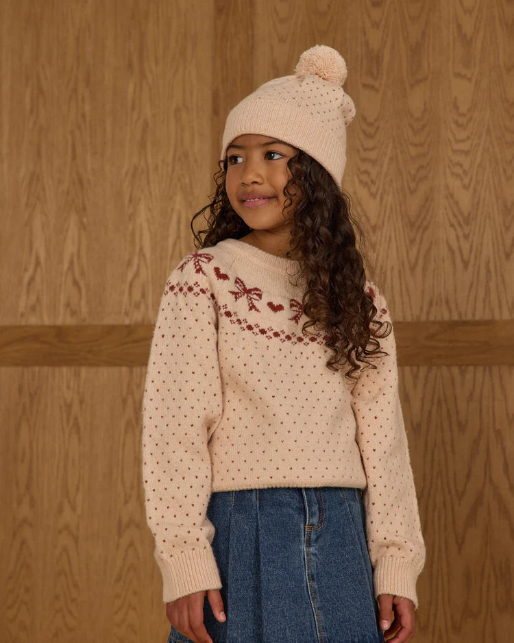Fair Isle Sweater Kids - Bows | Rylee & Cru