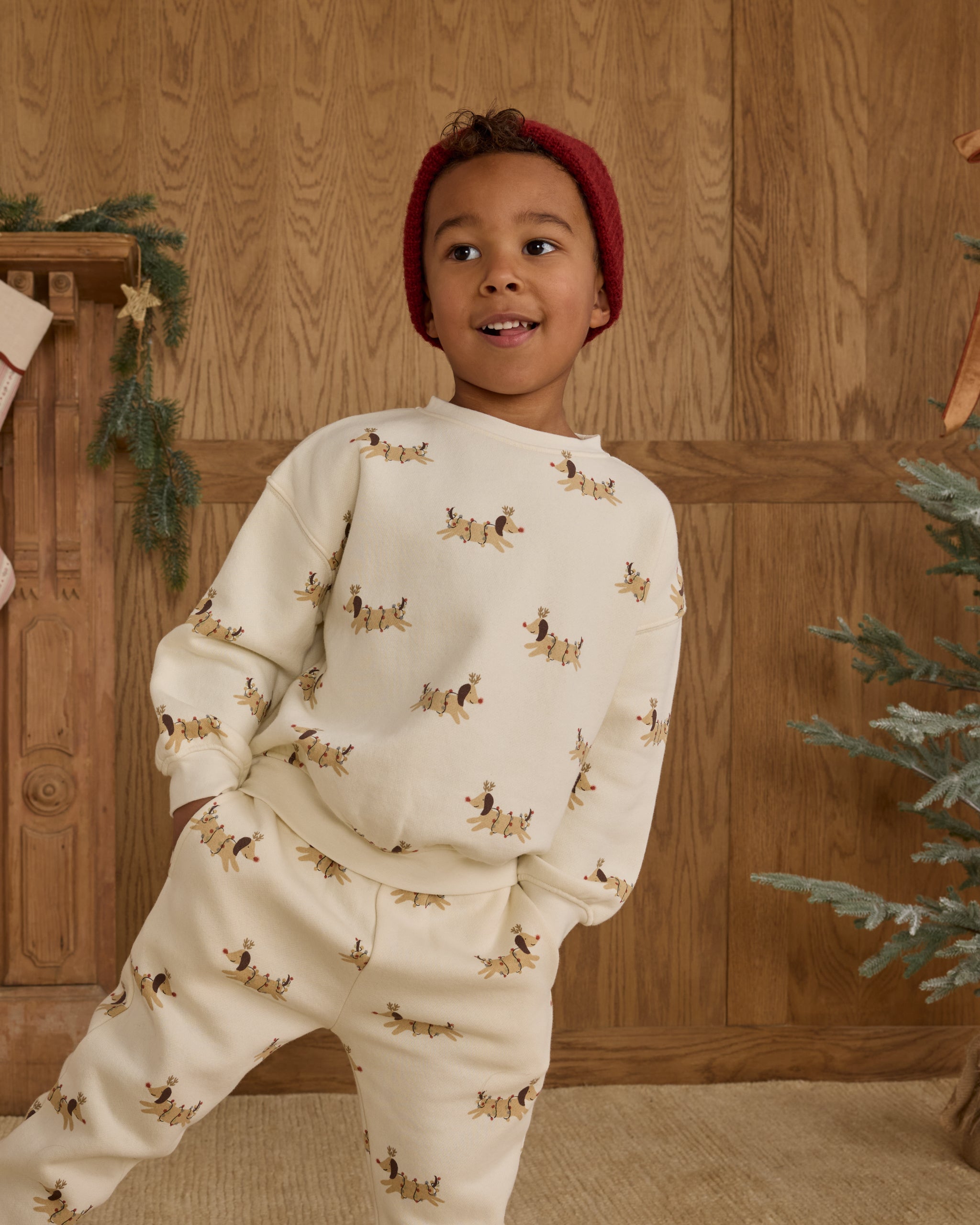 Christmas Dogs Sweatsuit | Rylee & Cru