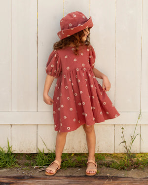 Bucket Hat - Embroidered Daisy | Rylee & Cru