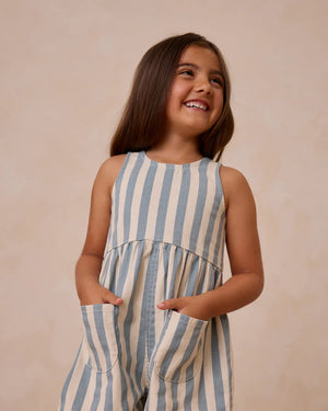 Dani Romper - Ocean Stripe | Rylee & Cru