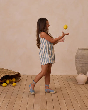 Dani Romper - Ocean Stripe | Rylee & Cru