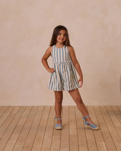 Dani Romper - Ocean Stripe | Rylee & Cru