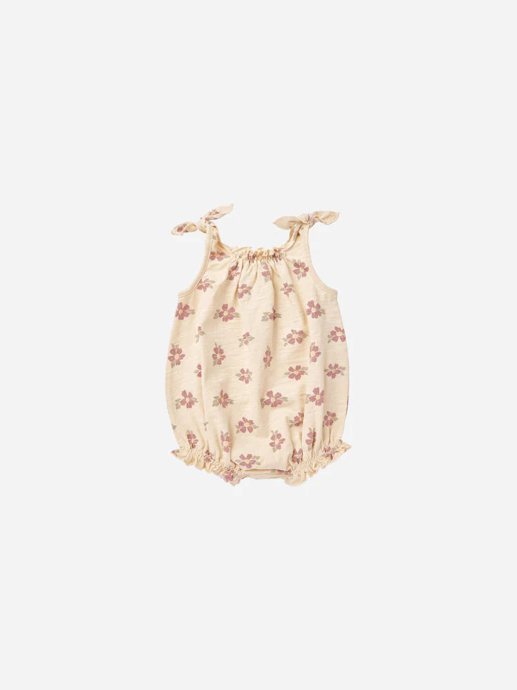 Shoulder Tie Bubble Romper - Kauai | Rylee & Cru