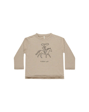 Raw Edge Giddy Up L/S Tee | Rylee & Cru