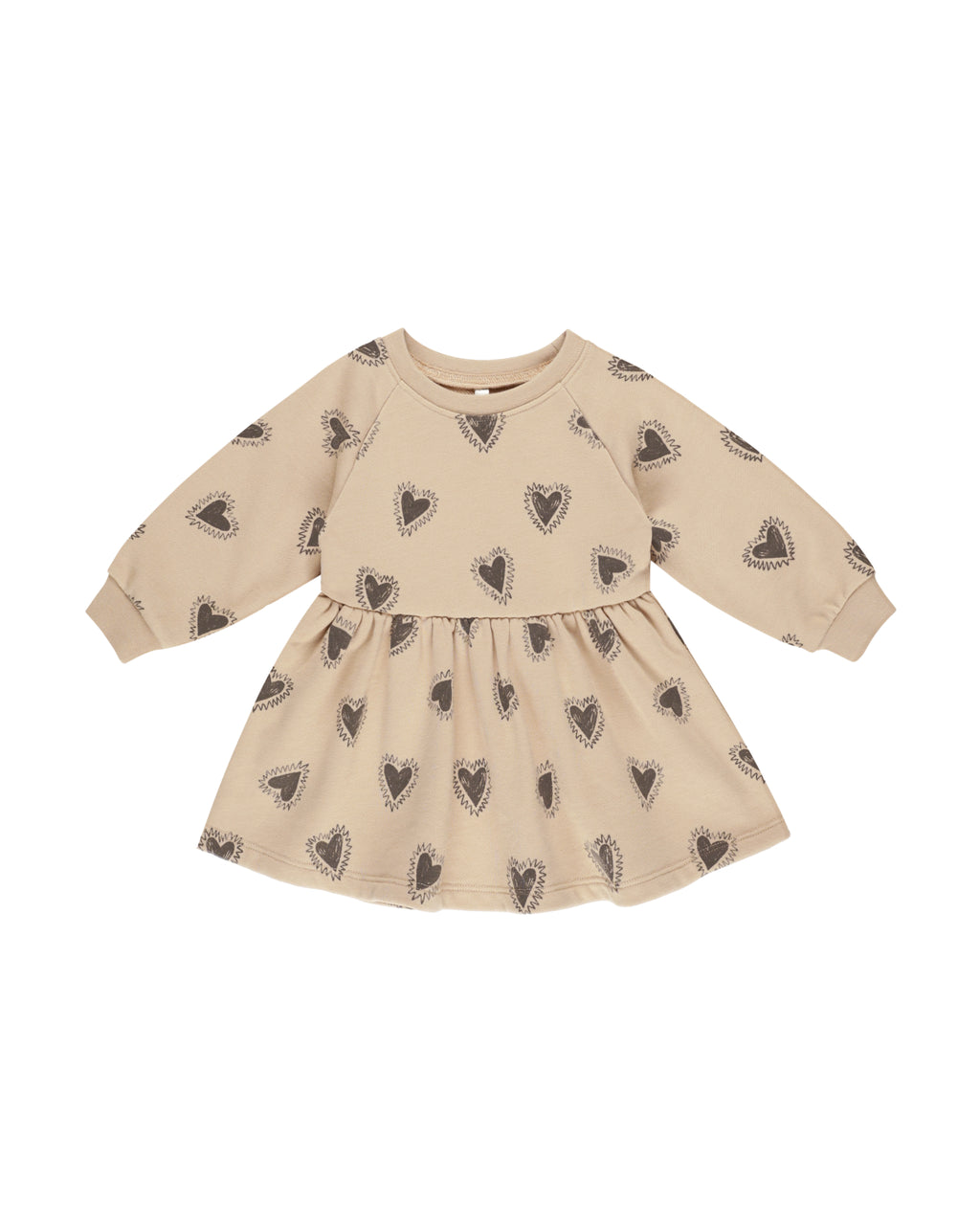 Raglan Dress - Hearts | Rylee & Cru