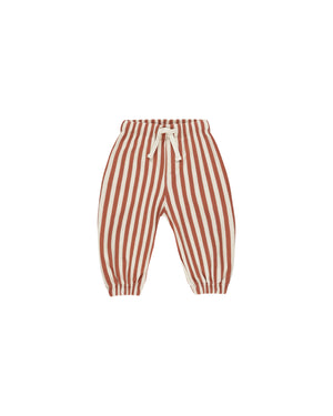 Relaxed Jogger - Poppy Stripe | Rylee & Cru