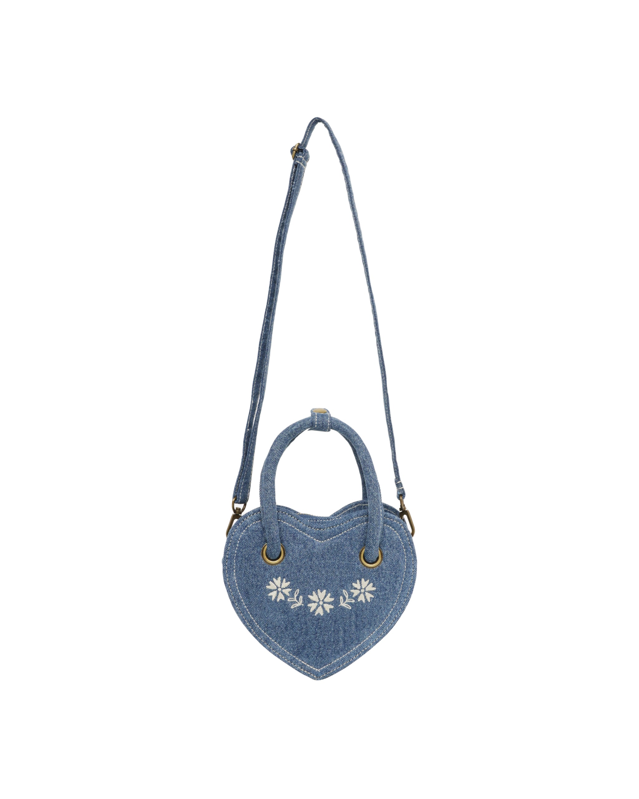 Heart Purse - Denim | Rylee & Cru