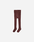 Ribbed Tights - Burgundy | Rylee & Cru