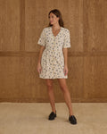 Button Down Jersey Mini - Blue Floral | Rylee & Cru