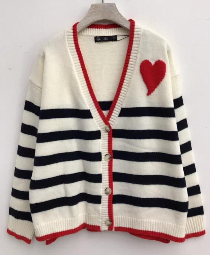 Riva Striped Cardigan - Lyla & Luxe